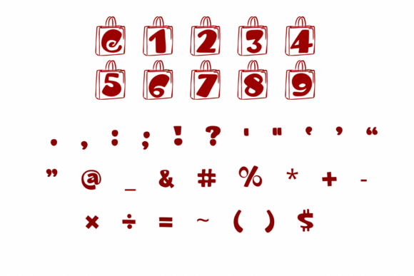 Black Friday Paper Bag Font - Preview 3