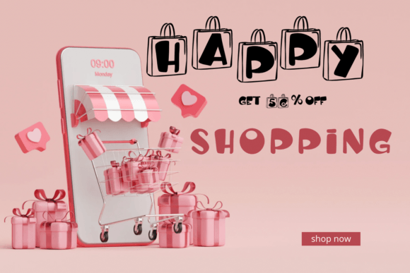 Black Friday Paper Bag Font - Preview 4