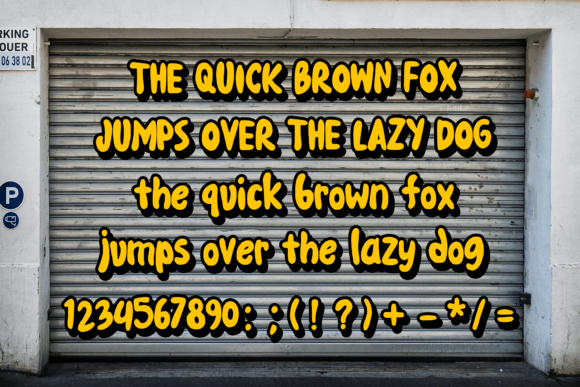 Bubble Street Font - Preview 3