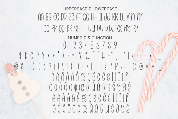 Candy Canes Font - Preview 6