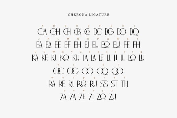 Cherona Font - Preview 6