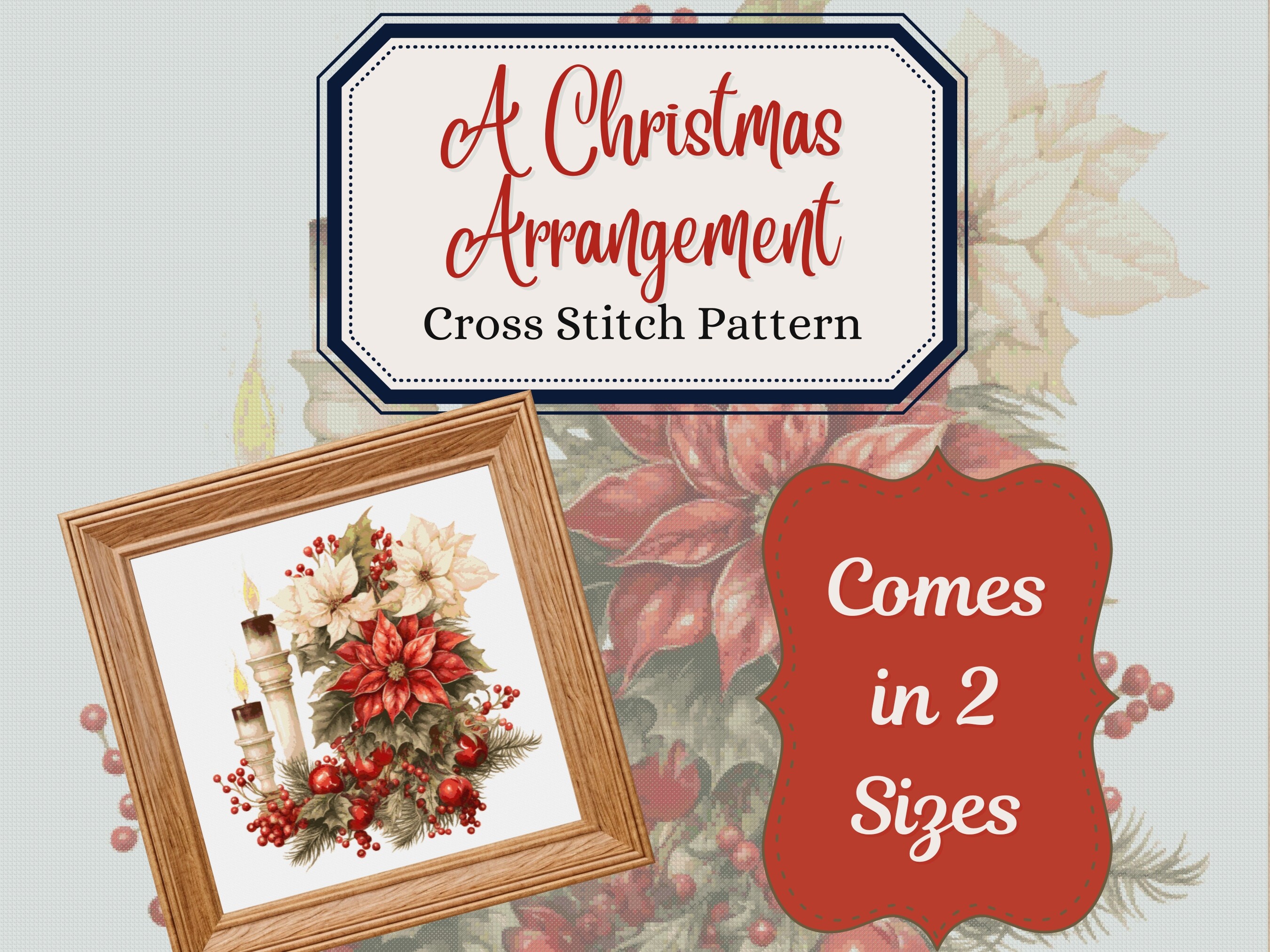 Christmas Arrangement Cross Stitch