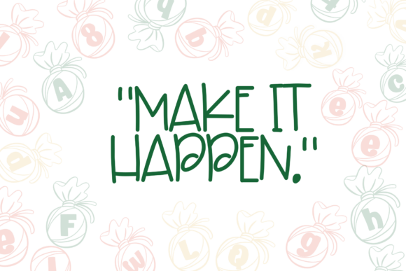 Christmas Candy Font - Preview 4
