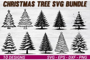Christmas Tree SVG File for Crafts Graphic by Designova · Creative Fabrica