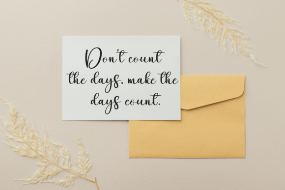 Christmas Wedding Font - Preview 2