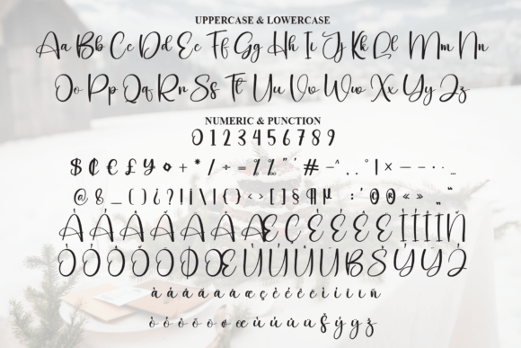 Christmas Wedding Font - Preview 6