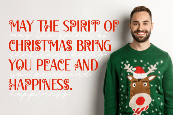 Christmas Whimsy Font - Preview 1