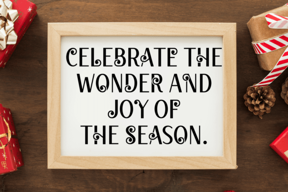 Christmas Whimsy Font - Preview 3