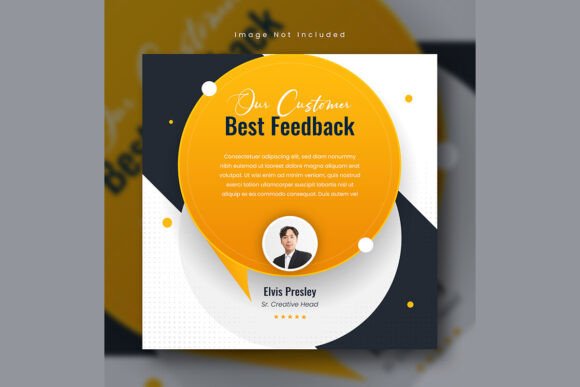 Clients Feedback Social Media Post Grafika Posty w Mediach Społecznościowych Przez Creative Pixa