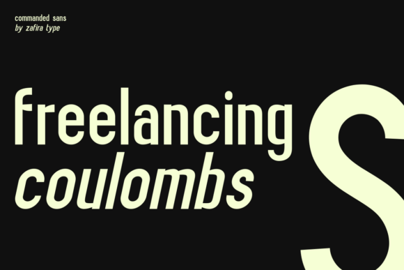 Commanded Sans Font - Preview 5