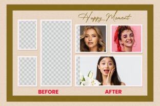 Simple Editable Photo Frame Editable Collage Photo Frame Graphic by mristudio ยท Creative Fabrica