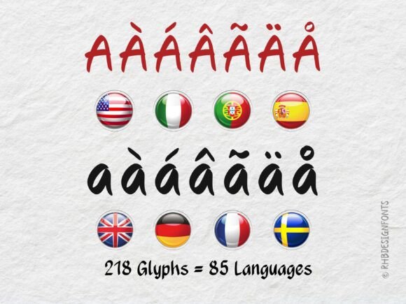 Europe Lesson Font - Preview 1