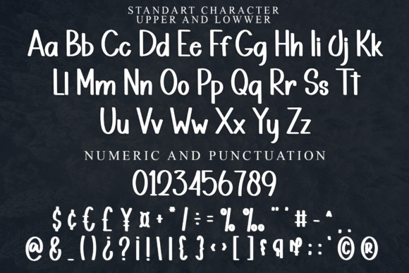 First Snow Font - Preview 4
