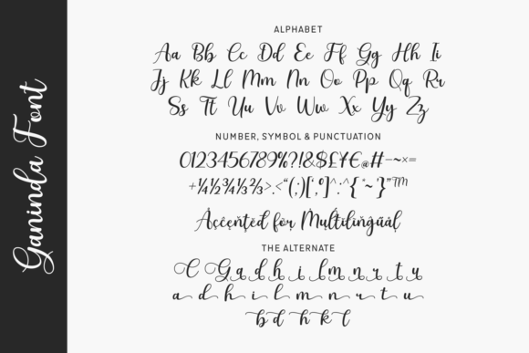 Ganinda Font - Preview 3