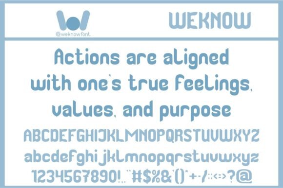 Genuine Intention Font - Preview 4