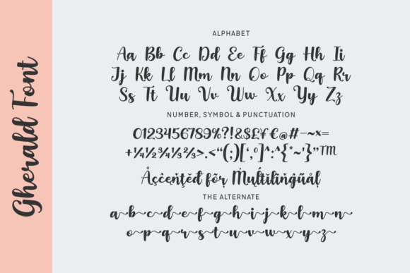 Gherald Font - Preview 1