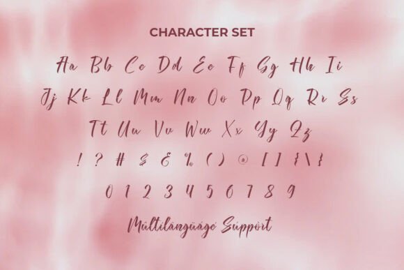 Girly Side Font PNG with transparent background - Preview 2