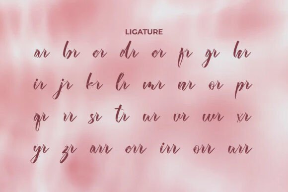Girly Side Font PNG with transparent background - Preview 5