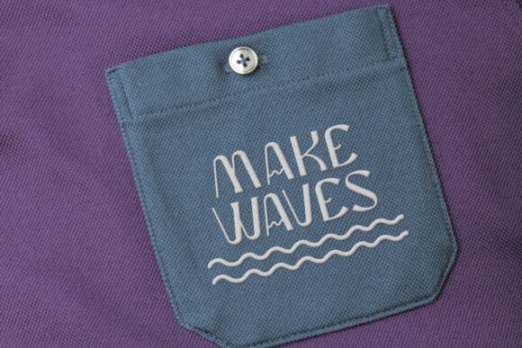 Glory Waves Font - Preview 6