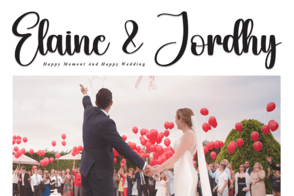 Happy Bride Font - Preview 1