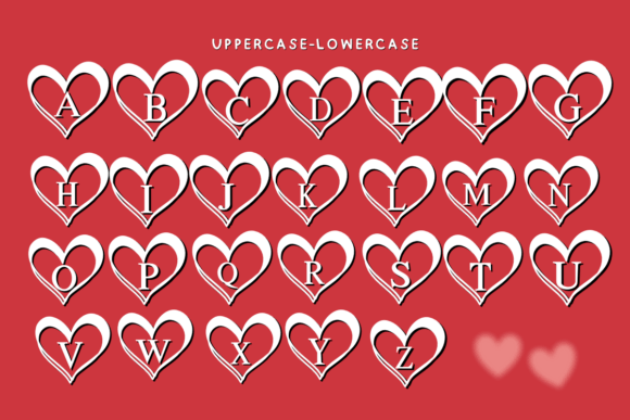 Heart Font - Preview 1