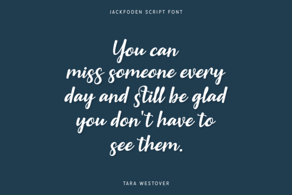 Jackfoden Font PNG with transparent background - Preview 2