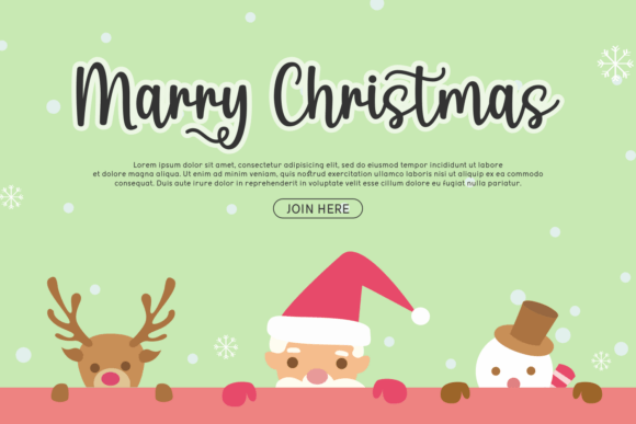 Joyful Santa Font PNG with transparent background - Preview 2