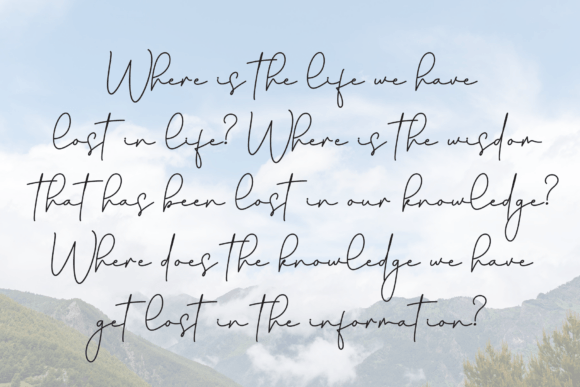 Margareta Signature Font PNG with transparent background - Preview 5