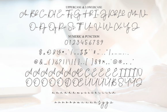Margareta Signature Font PNG with transparent background - Preview 6