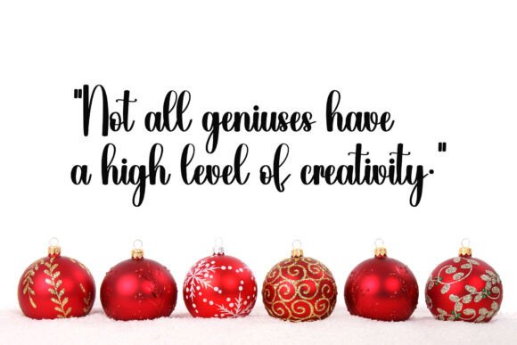 Navidad Font PNG with transparent background - Preview 4