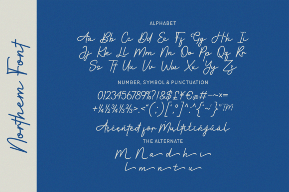 Northem Font PNG with transparent background - Preview 1