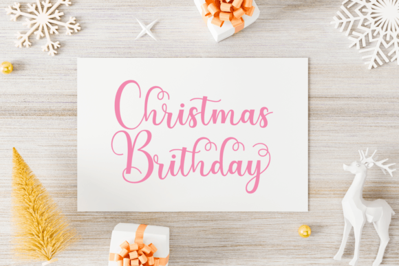 Odelia Font font preview - 4