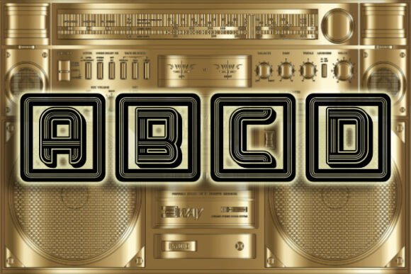 Power Dance Font PNG with transparent background - Preview 2
