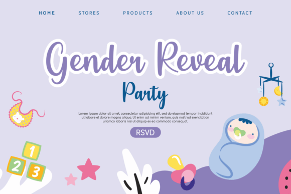 Pretty Childish Font PNG with transparent background - Preview 1
