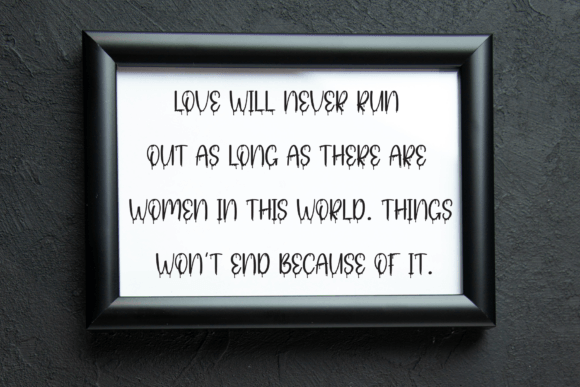 Quick Horor Font PNG with transparent background - Preview 2