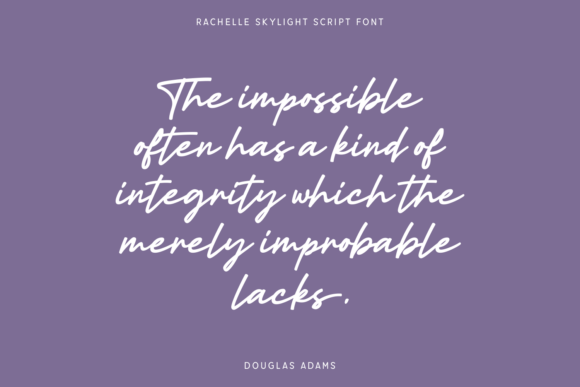 Rachelle Skylight Font PNG with transparent background - Preview 2