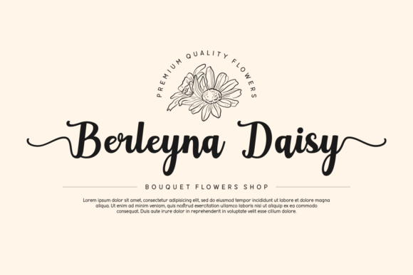 Rayleigh Paisley Font PNG with transparent background - Preview 2