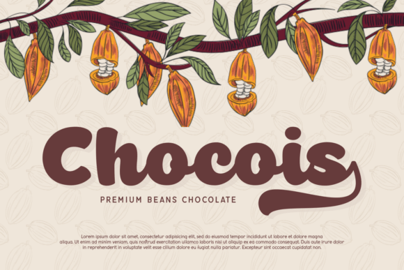 Rich Almond Font PNG with transparent background - Preview 3
