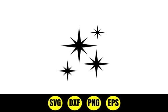 Spark Glitter Silhouette Svg
