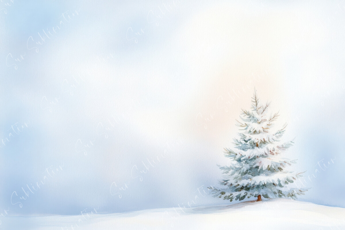 Serene Winter Landscape Featuring Snow Graphic by Sun Sublimation ...