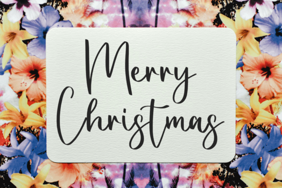 Awesome Christmas Font - Preview 1