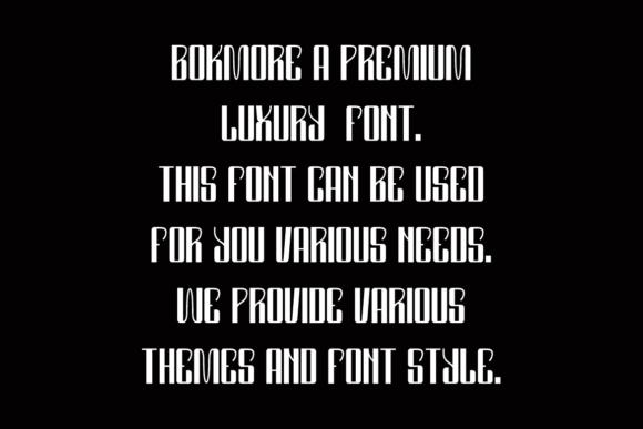 Bokmore Font - Preview 3