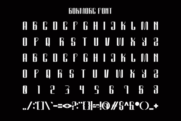 Bokmore Font - Preview 4
