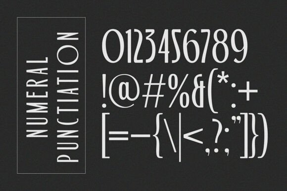Bourned Font - Preview 2