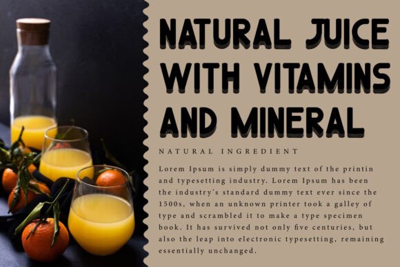 Cake & Juice Font - Preview 6