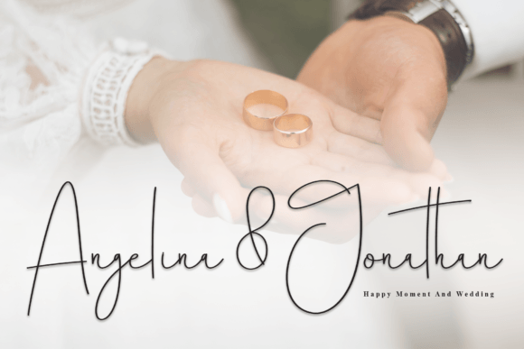 Calligraphy Handmade Font - Preview 1
