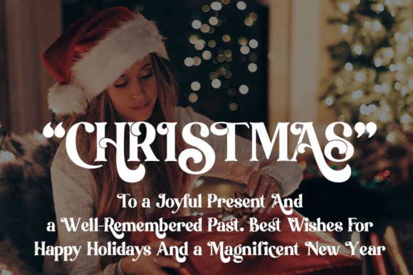 Christmas Comeback Font - Preview 3