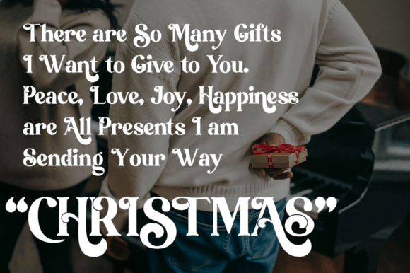 Christmas Comeback Font - Preview 4