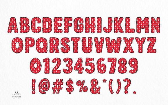 Christmas Tree Army Font - Preview 1