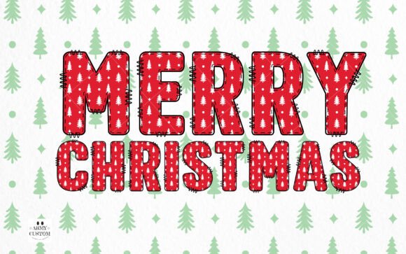 Christmas Tree Army Font - Preview 2